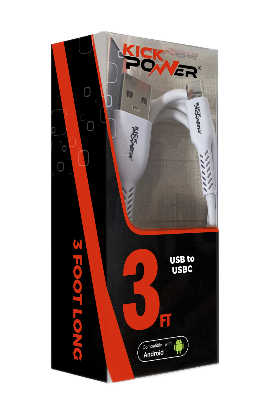 USB to USB-C Cable 3ft