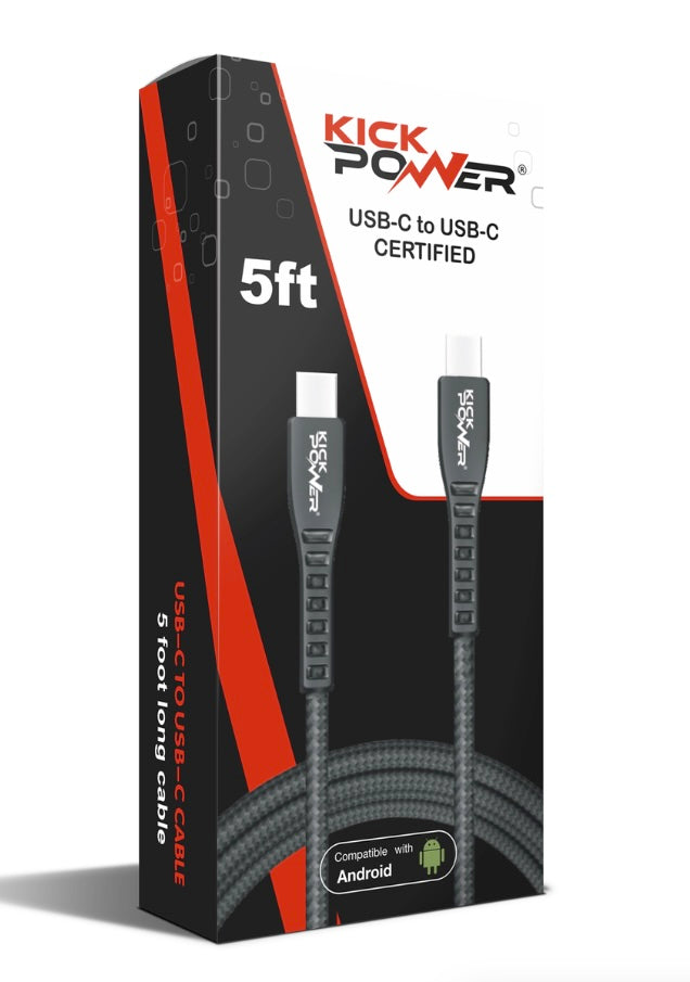 USB-C to USB-C Cable (5ft length)