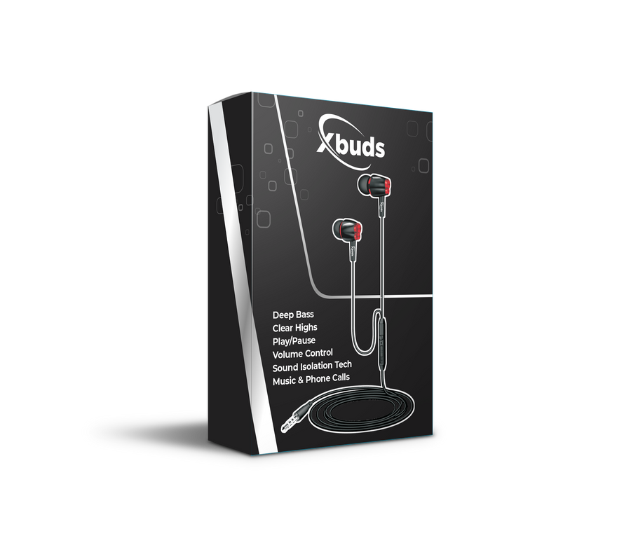 Xbuds Wired Earphones Sport