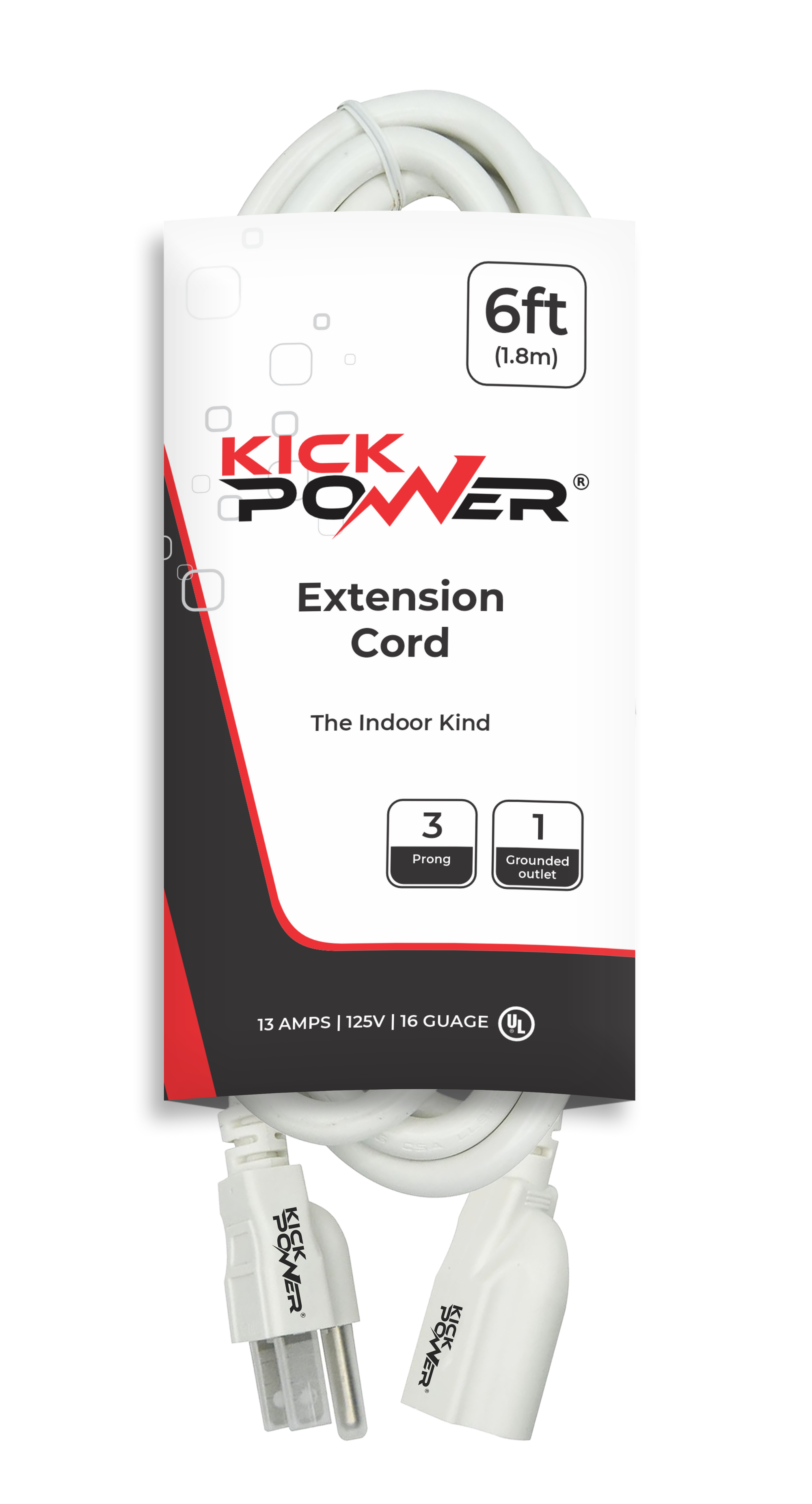 KickPOWER Extension Cord 6ft