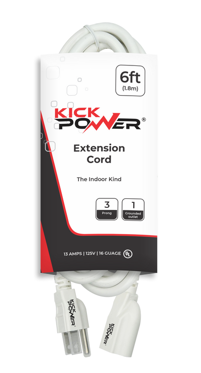KickPOWER Extension Cord 6ft