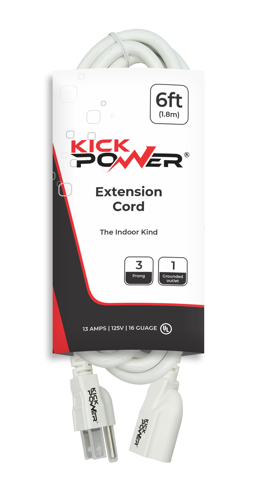 KickPOWER Extension Cord 6ft