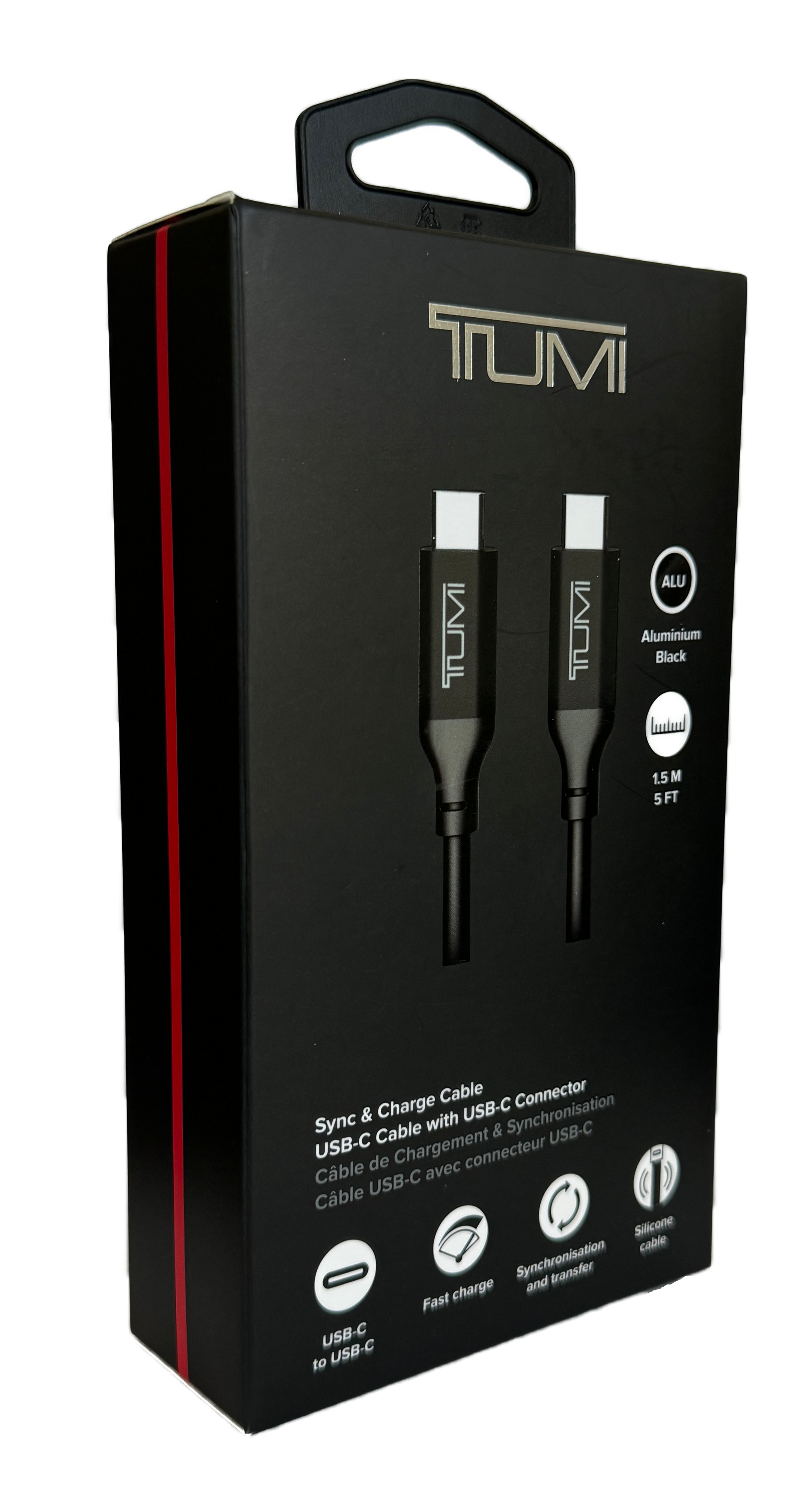TUMI USB-C to USB-C 5ft Fast Charge Cable