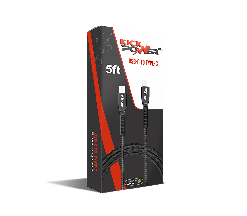KickPOWER® Type-C 5ft Cable